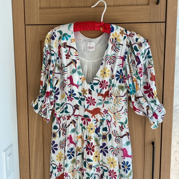 Soi Paris Jaipur Print Dress Sz 36 US 4 - Picture 2 of 7